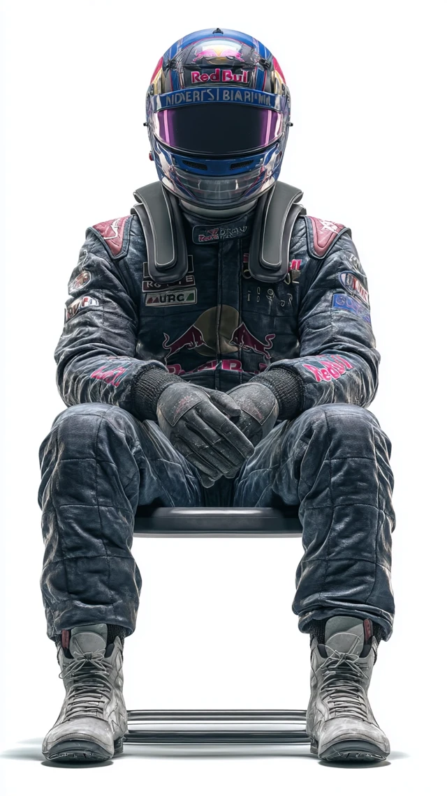 Formula 1 Driver Realistic Portrait