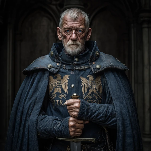 Veteran Castle Guard Captain Portrait