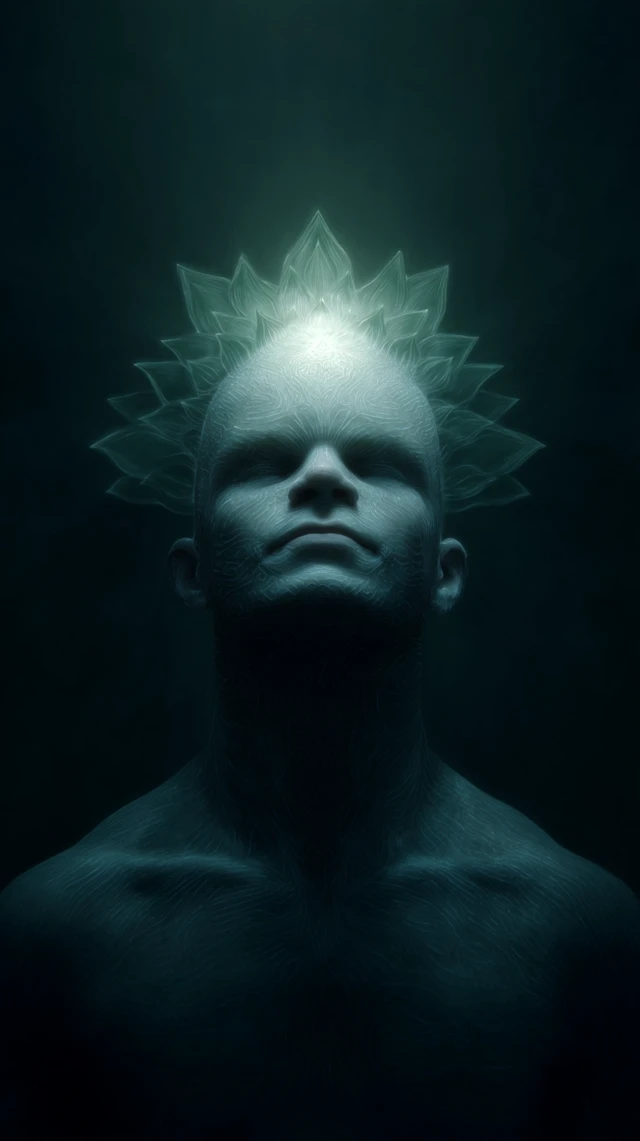 Photorealistic Psychic Portrait Symmetric