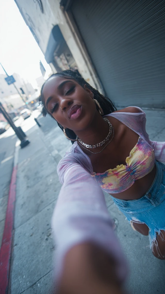 Los Angeles Selfie Teen Kpop Star Style Yasmine