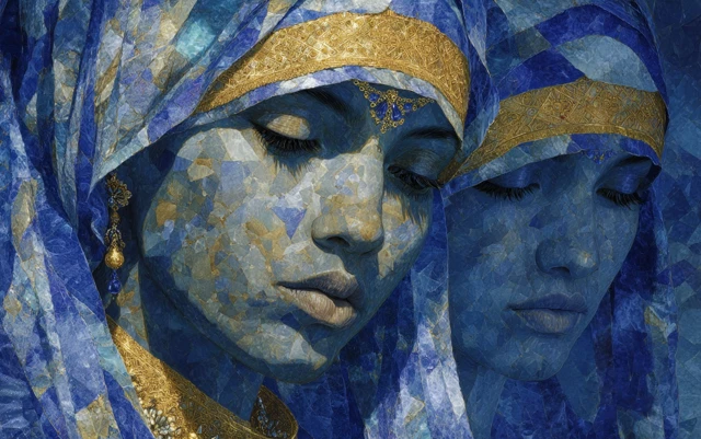 Mystical Woman Enki Bilal Inspired Art