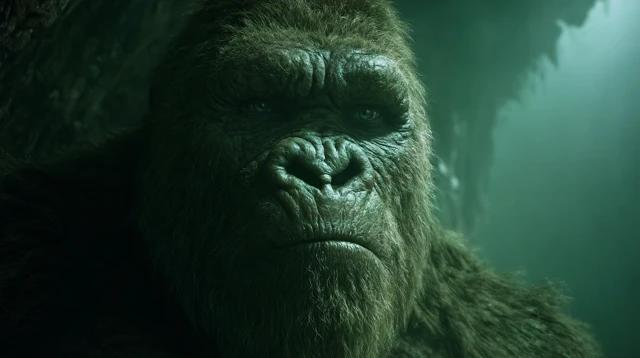 Colossal Bigfoot Head in Cave