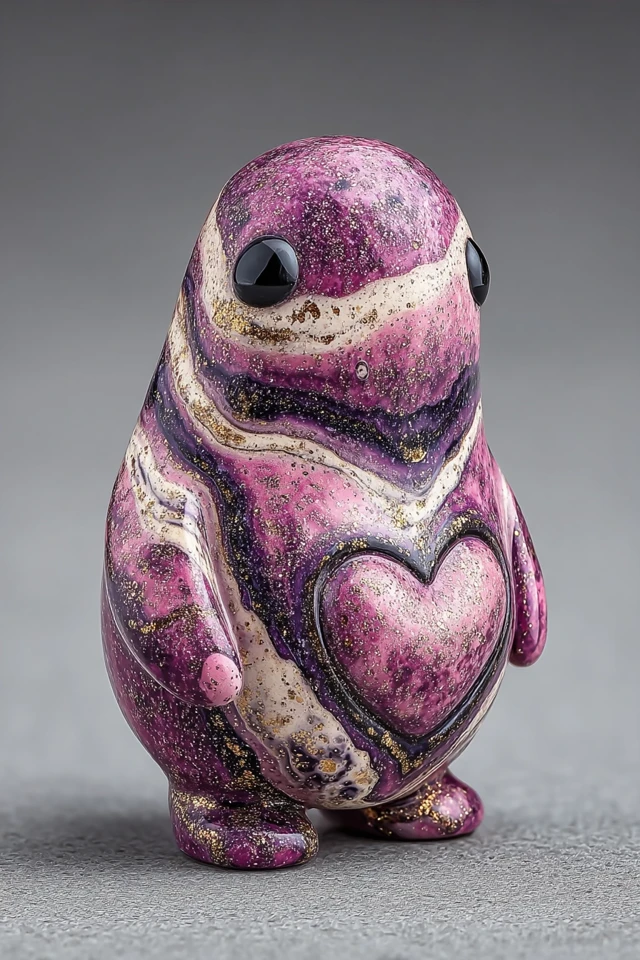 Heart Shaped Grimer Kawaii Punk Art