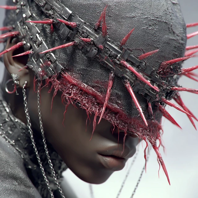 Fashionable Chaos Acolyte Grimdark Fantasy Art