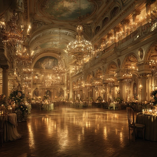 Evening Ballroom Neoclassical Interior Design