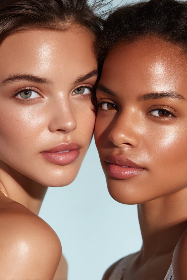 Glowing Skin Beauty Editorial Photography