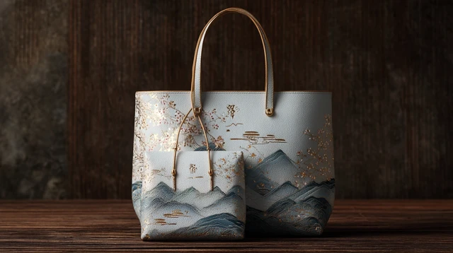 Chinese Style Womens Bag Design Leather Embroidery