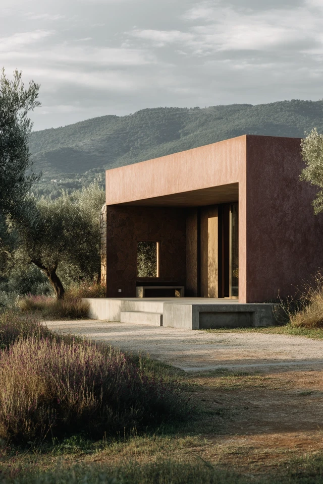 Minimalist House in Empordà, Catalunya: Olive Grove Architecture