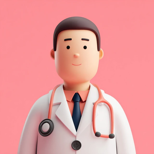 3D Doctor Icon Medical Healthcare Illustration