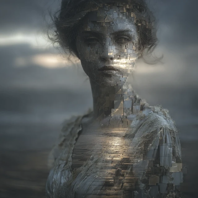Abstract Portrait of a Woman Surreal Photo