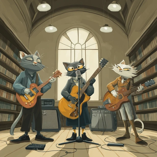 The Random Kats Live Music Event at the Museum