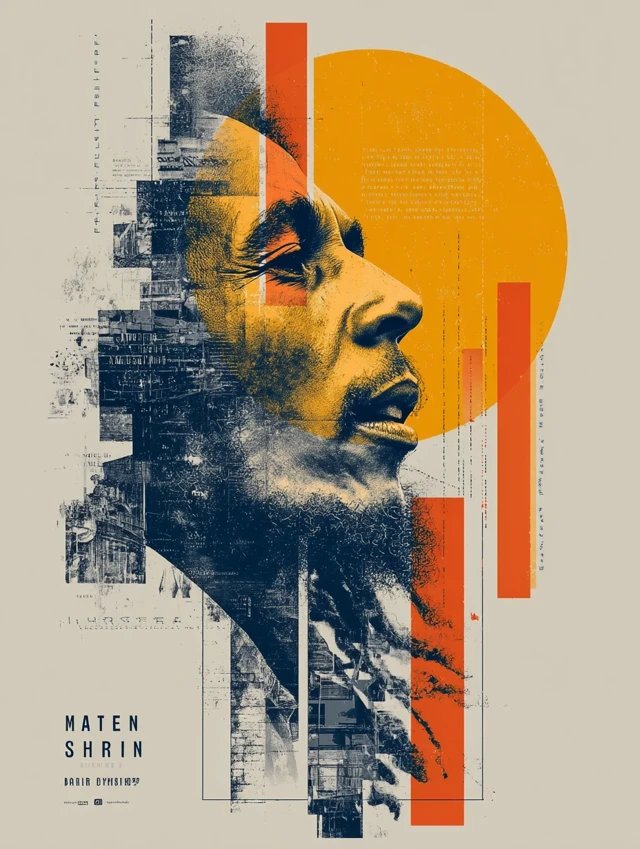 Bob Marley Vintage Graphic Art Design