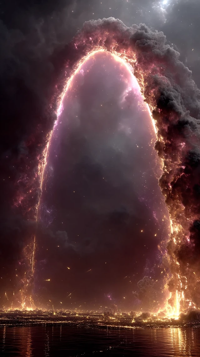 Cosmic Archway in Space 4K