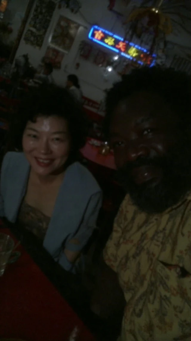Romantic Dinner Man and Woman in Restaurant