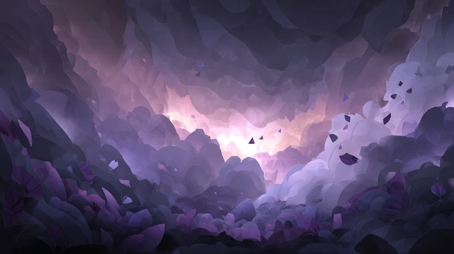 Dreamlike Abstract Background for Tower Defense Game