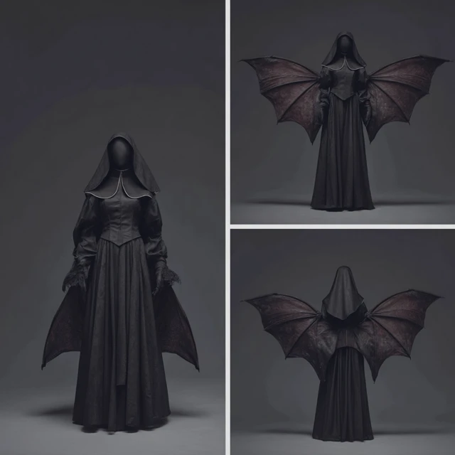 Nun Bat Costume Design Perfect for Concerts