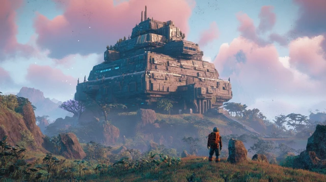 Mining Post 2599 Future Illustration Art
