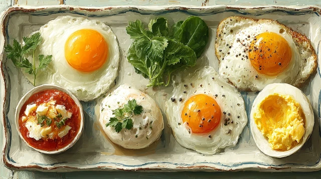 Delicious Egg Dishes: Fried, Omelette, and More!