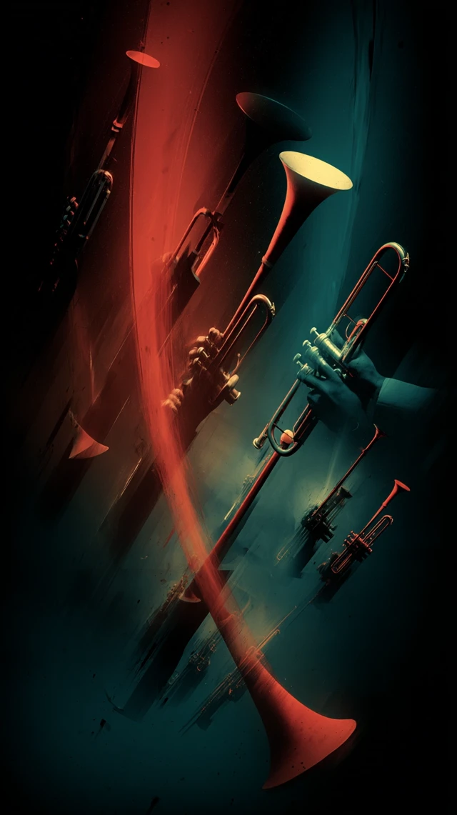 Saxophone and Trumpet Ensemble Art