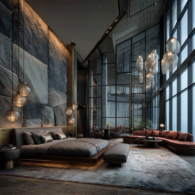 Luxury Hotel Bedroom Design Modern Interior 8K
