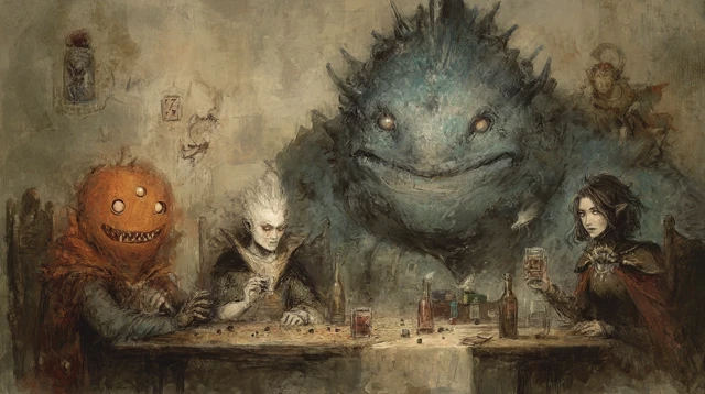 Monster Friends Play Dungeons and Dragons