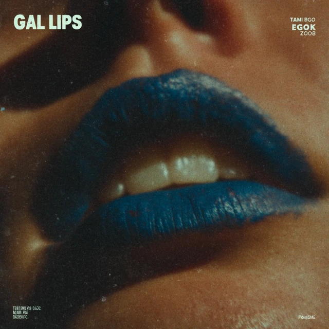 EGO Lapse Album Art Blue Lips