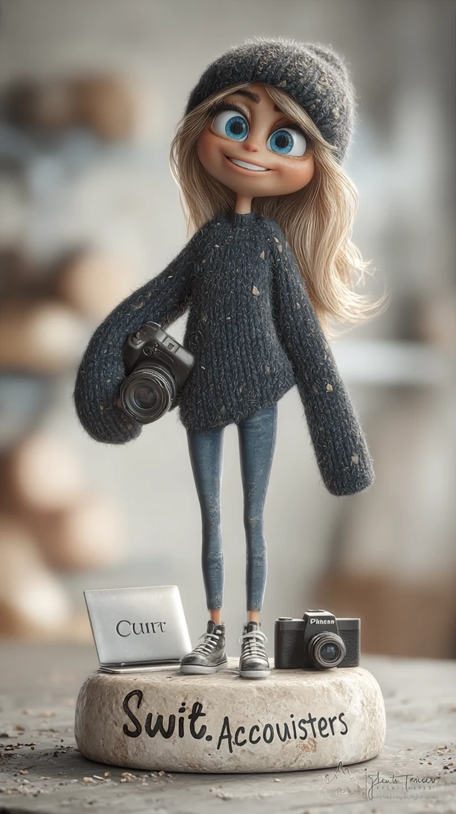 Svitt: 3D Figurine of a Photographer