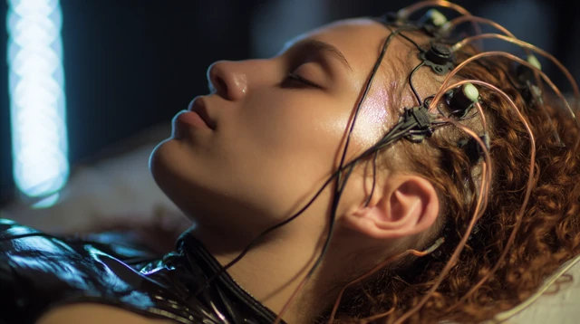 Cyberpunk Model Futuristic Fashion Photography