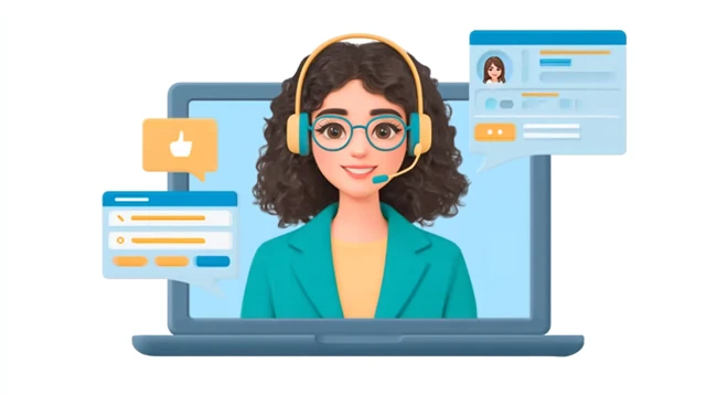 AI Customer Service Representative Chatting