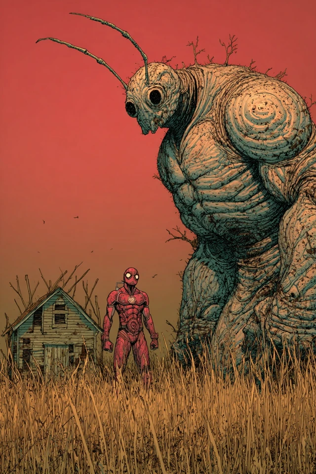 BugMan vs Intangible Brute Comic Book Cover
