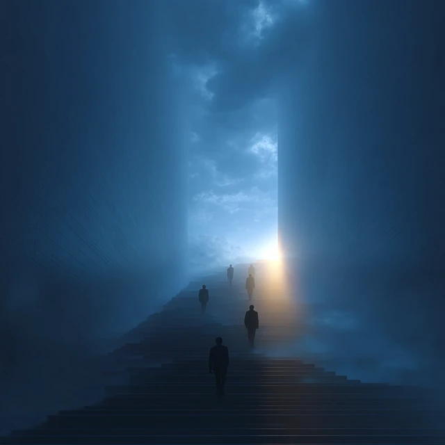 Ascending to the Sky: Motivational Business Concept