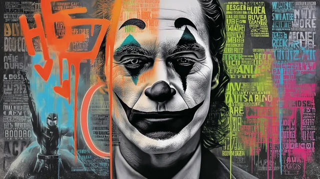 Joker Graffiti Art: Pop Culture Icon