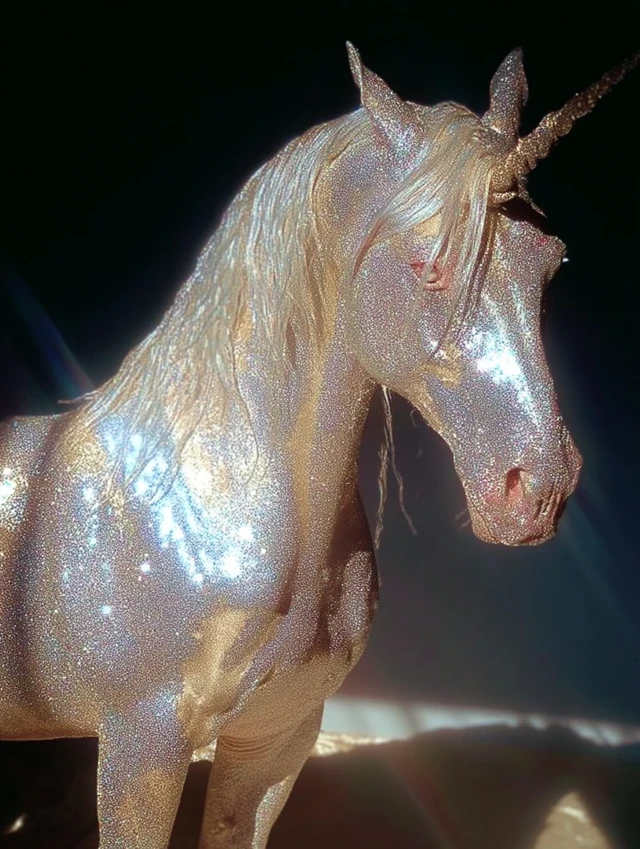 Glittering Unicorn Photography