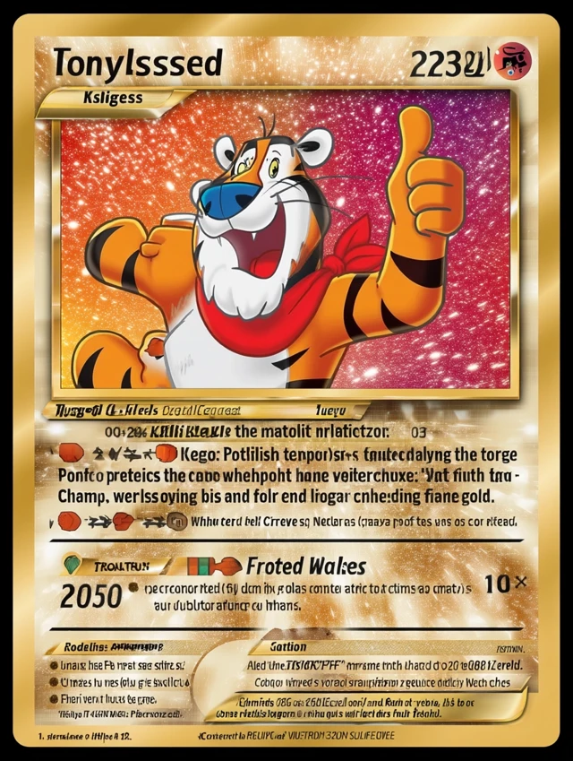 Tony the Tiger Pokemon Card