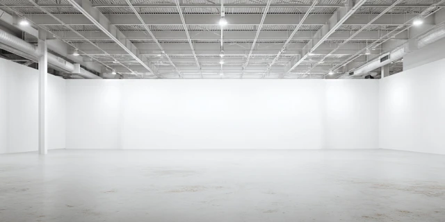 Event Space Blank Wall Mockup Professional Photography