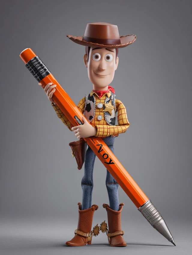 Toy Story Woody with Oversized Pen