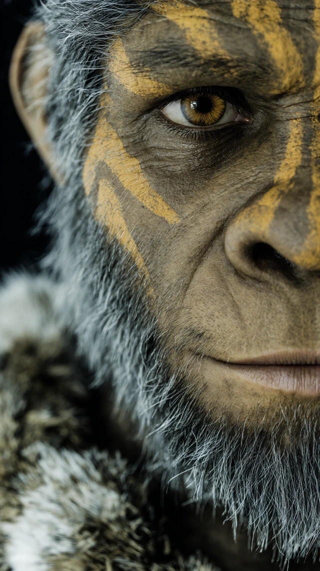 Archaic Hominin Portrait Ultra Realistic