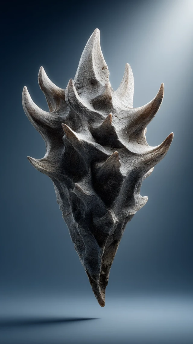 Alien Material on Dark Background