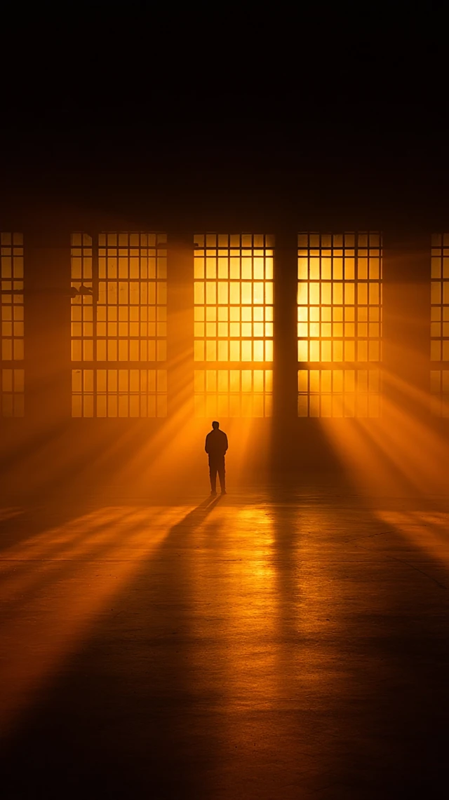 Silhouette Photography Dramatic Industrial Space