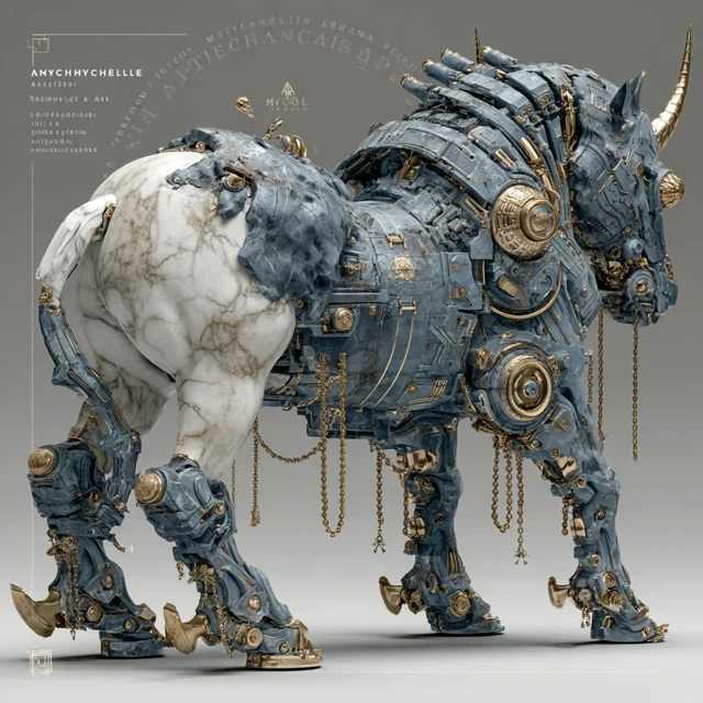 Mythic Apocalypse Centaur Biomechanical Warhorse