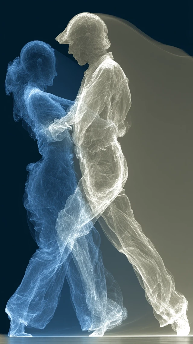 Smoke Dancers Salsa: Abstract Art