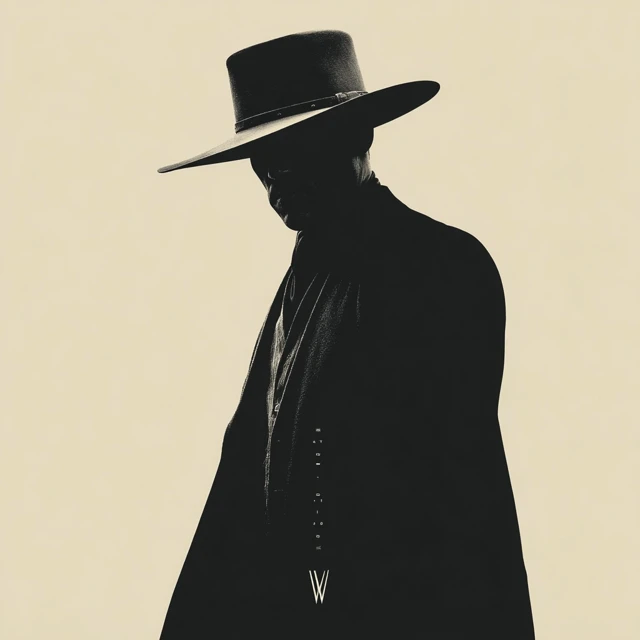 Westworld Man in Black Minimalist Poster