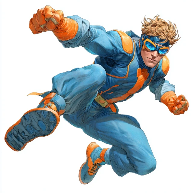 Jump Punch Superhero High Jumper