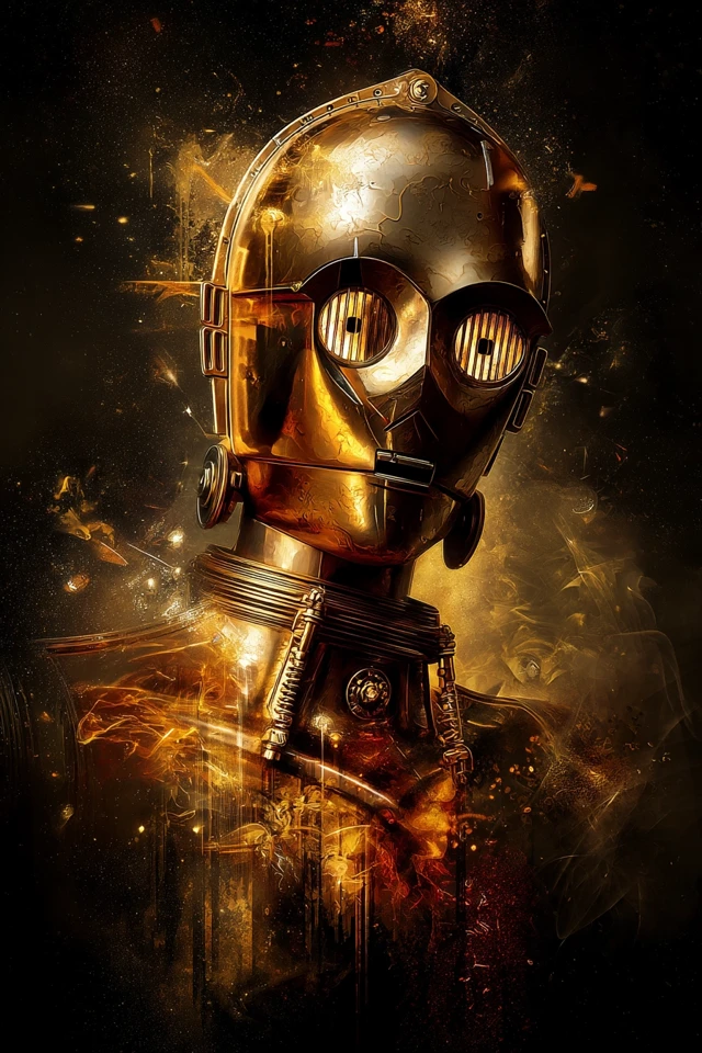 C3PO Art Epic Poster Star Wars High Resolution