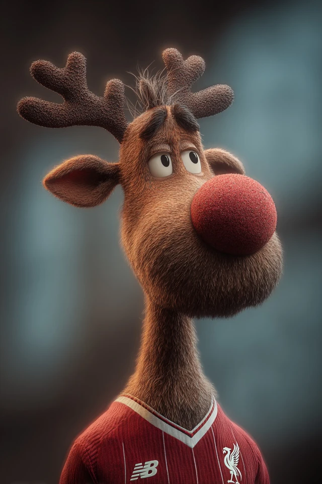 Rudolph the Red Nosed Reindeer Liverpool Fan