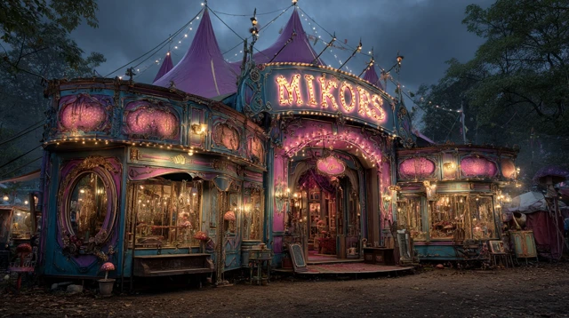 Psychedelic Haunted House The Mirrors Steampunk Fantasy