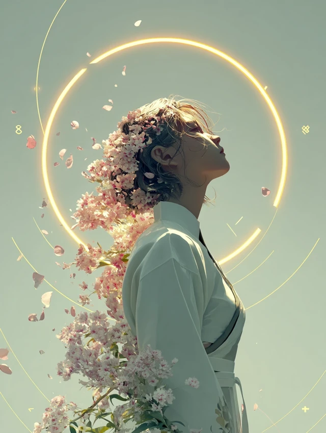 Dreamy Surreal Portrait of a Woman