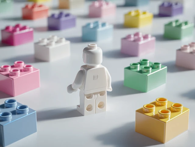 LEGO Product Manager Monochromatic Render