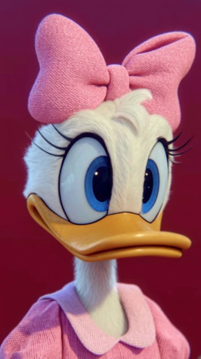 Daisy Duck in Modern Disney Style