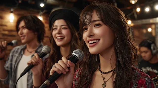 Karaoke Night with Friends in Japan